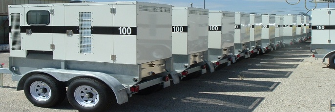 Rental generator sets