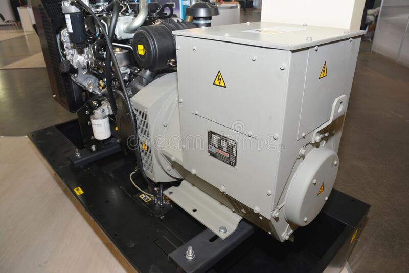 Standby diesel generator main components